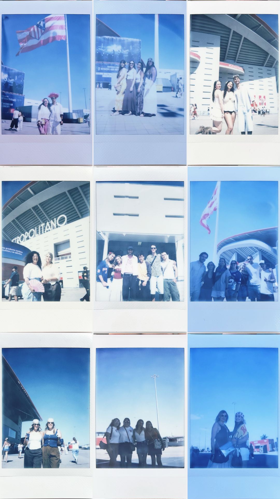 Polaroid photo of concert fans captured during the DTMW field activation 3
